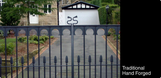 Automated Residential Hand Forged Gates